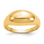 10K Yellow Gold Polished Dome Ring