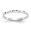 10K Diamond-cut Textured Rope Band Ring