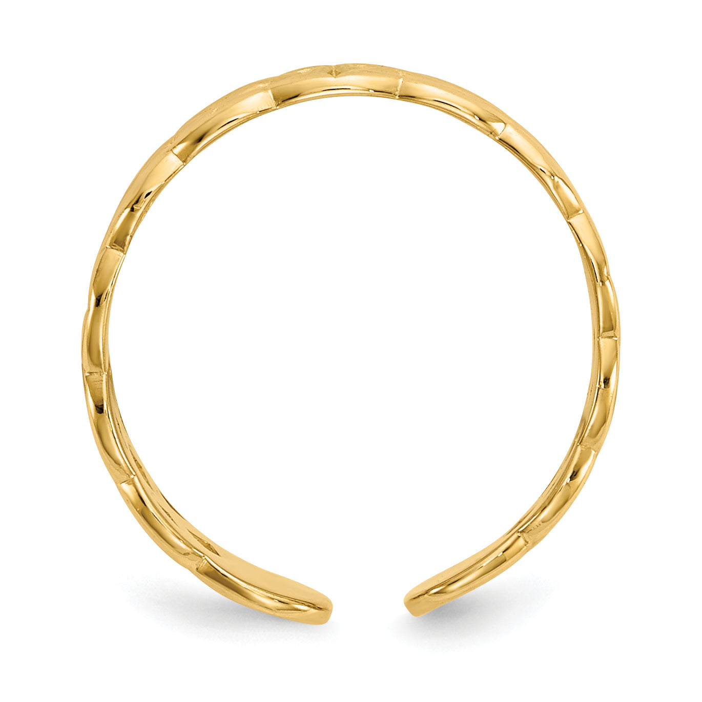 10K Celtic Toe Ring Secondary image