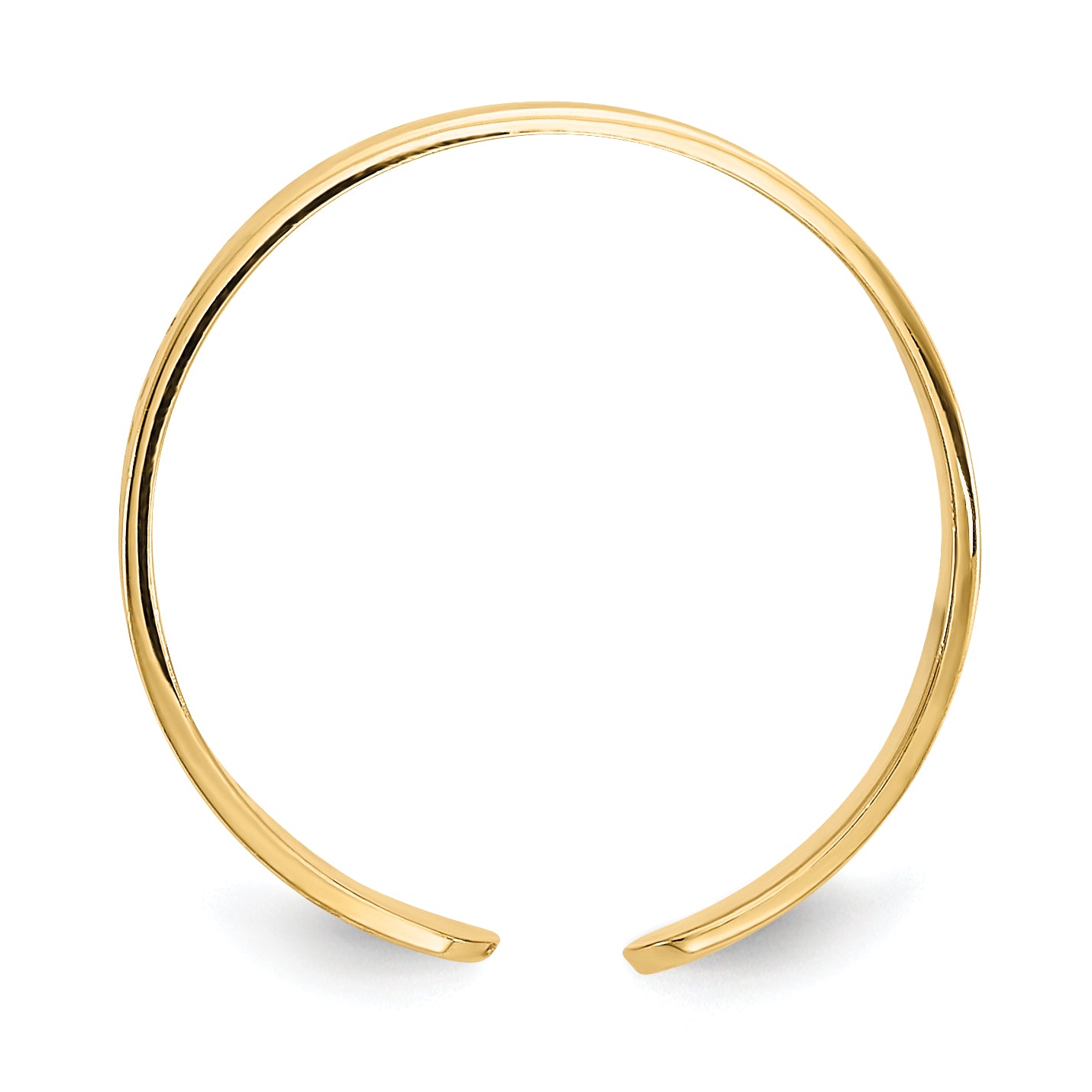 10K Greek Key Toe Ring Secondary image