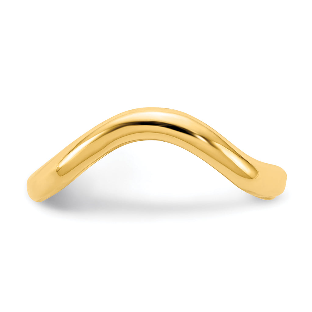 10k Polished Toe Ring