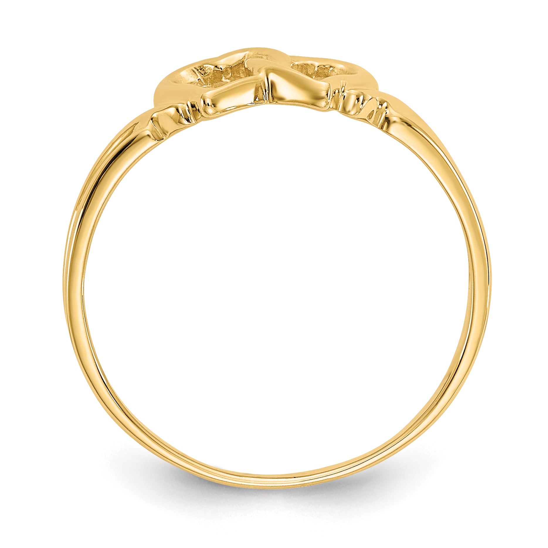 10K Heart Ring Secondary image
