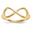 10k Bamboo Texture Baby Ring