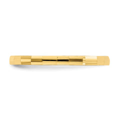10k Bamboo Texture Baby Ring