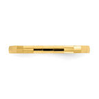 10k Bamboo Texture Baby Ring