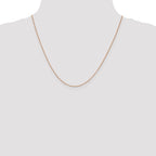 10k Rose Gold .70mm Box Chain
