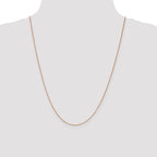10k Rose Gold .70mm Box Chain