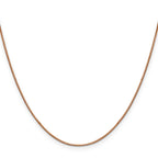 10k Rose Gold .9mm Box Chain