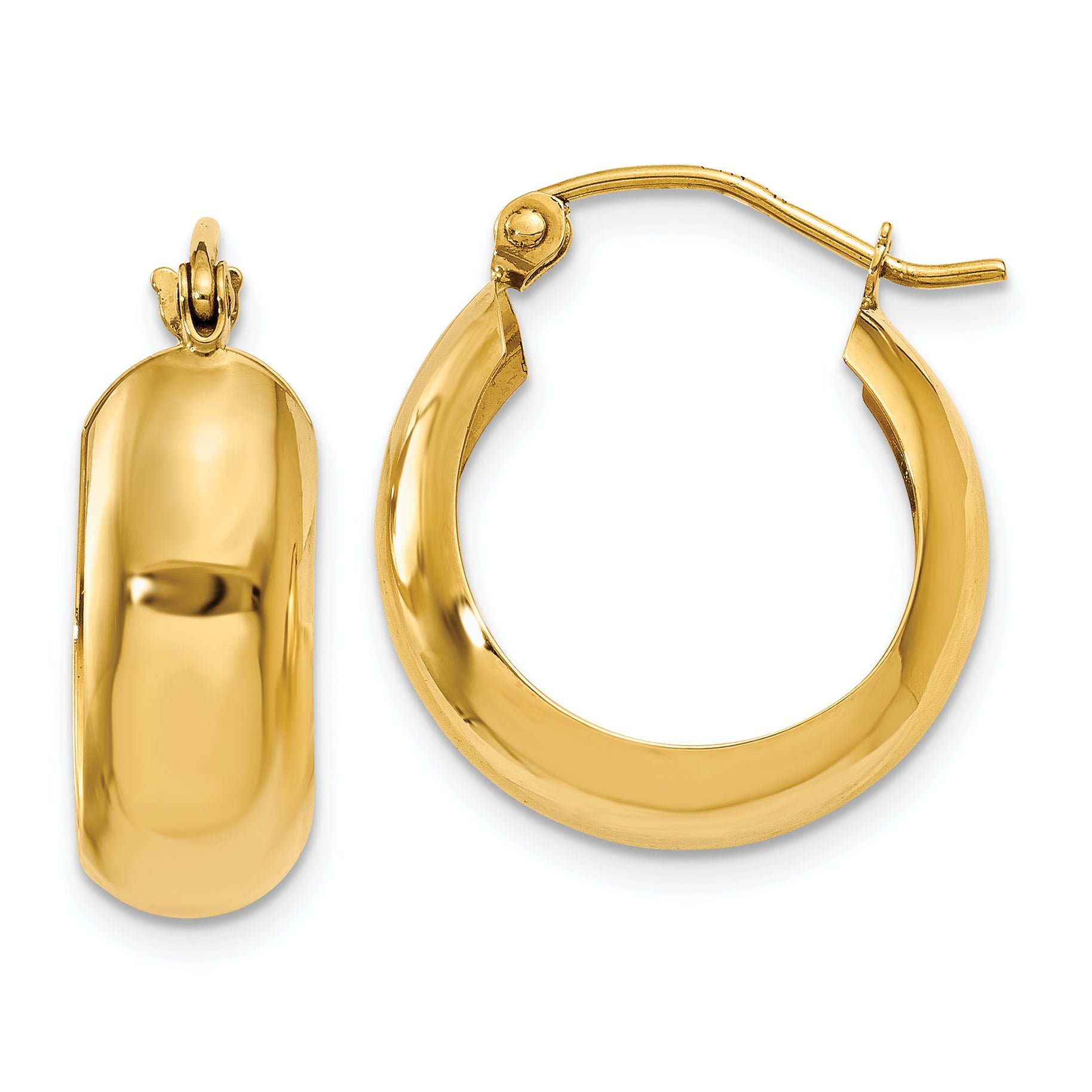 10k Hoop Earrings Main image