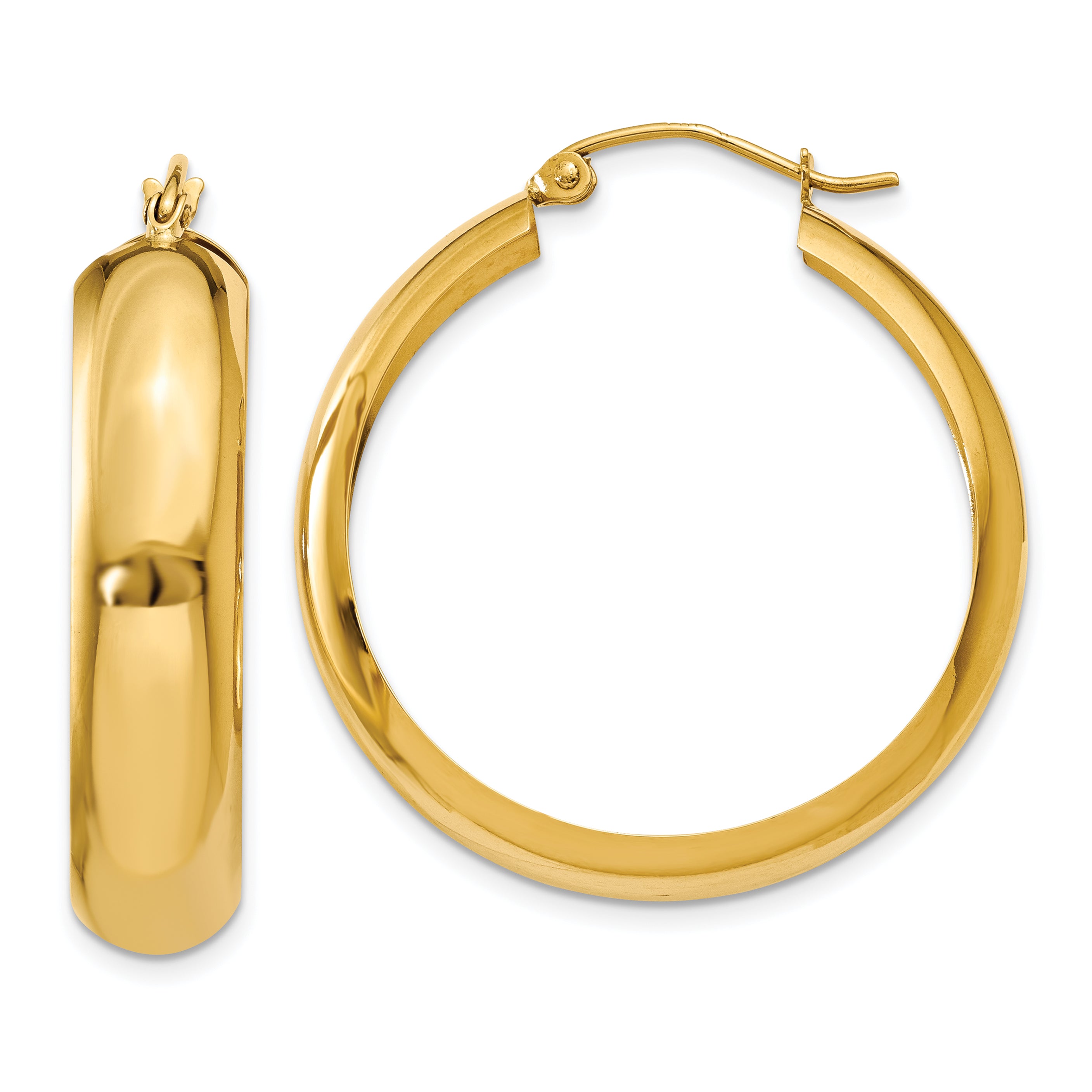 10k Hoop Earrings Main image