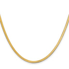 10k 2.5mm Silky Herringbone Chain