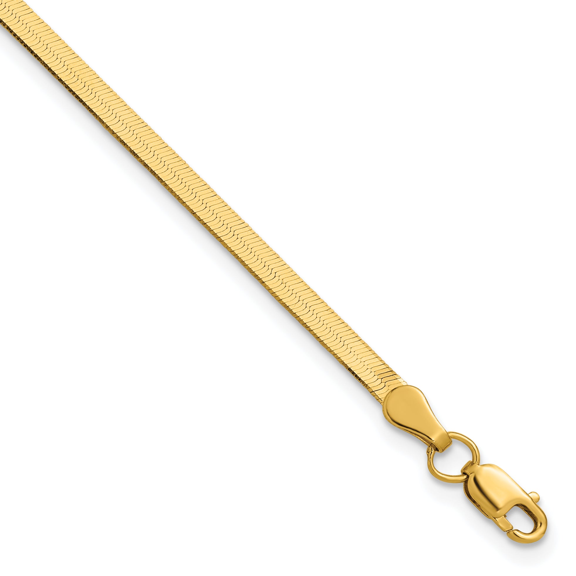 10k 2.5mm Silky Herringbone Chain Main image