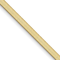 10k 2.5mm Silky Herringbone Chain