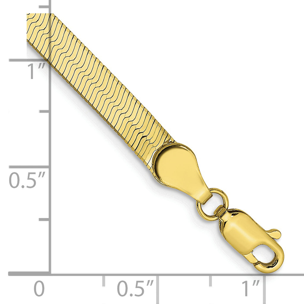 10k 4mm Silky Herringbone Chain