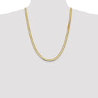 10k 5.5mm Silky Herringbone Chain