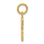 10k Small Polished Number 8 Charm