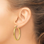 10K 2x3mm Rectangle Tube Hoop