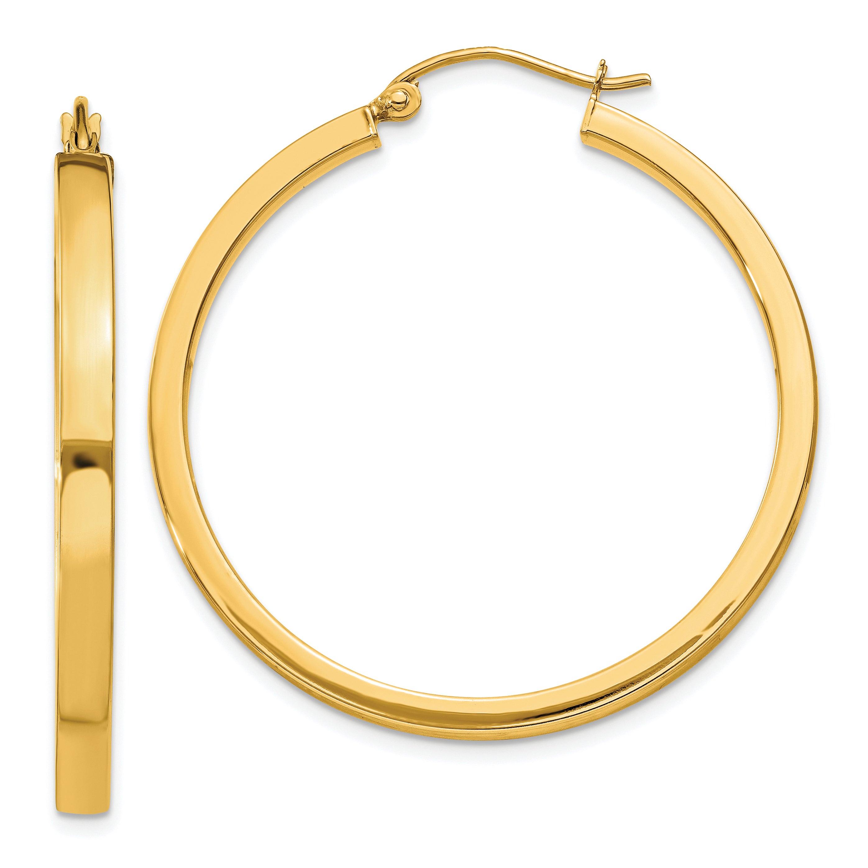 10K 2x3mm Rectangle Tube Hoop Main image