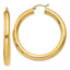 10k Polished 5mm Tube Hoop Earrings