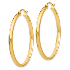 10k Polished Hoop Earring