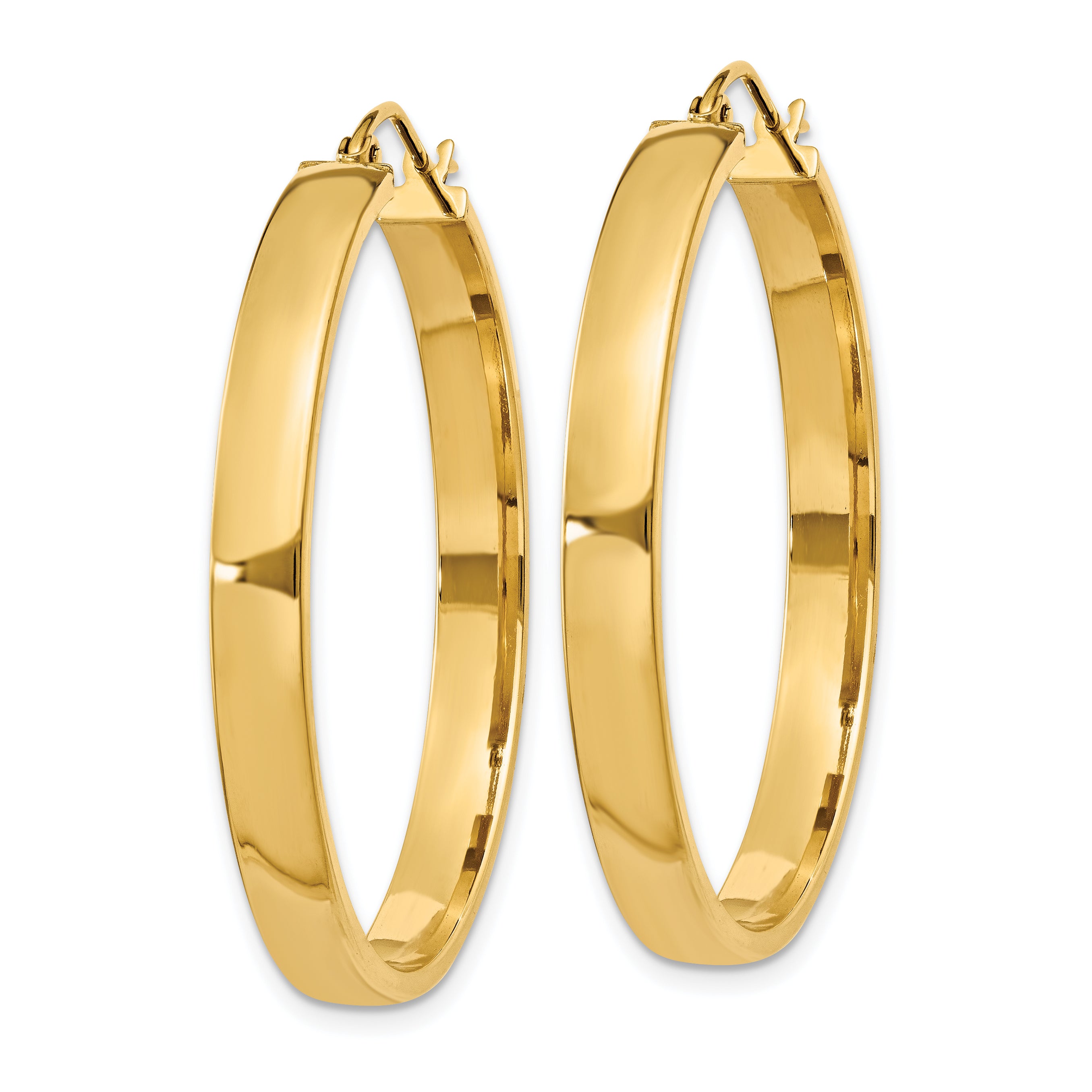 10k Polished Hoop Earring