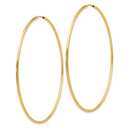 10k Endless Hoop Earrings