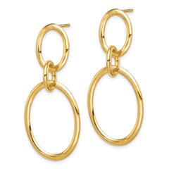 10k Yellow Gold Hoop Earrings