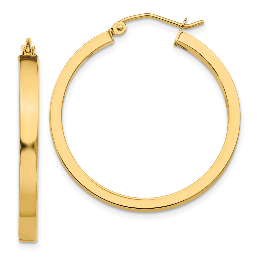 10k 2x3mm Square Tube Hoops