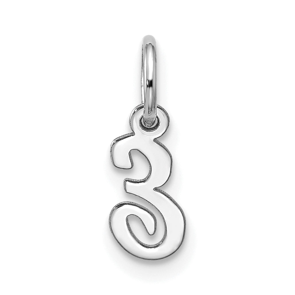 10kw Small Script Initial E Charm