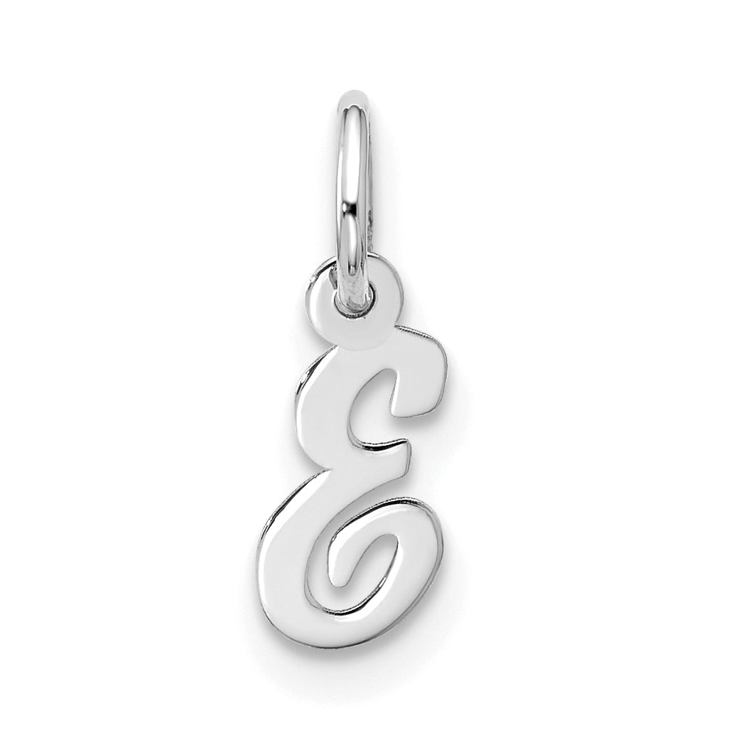 10kw Small Script Initial E Charm