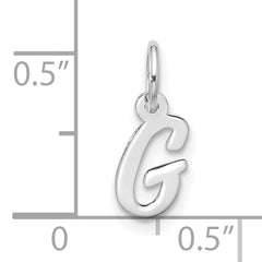 10kw Small Script Initial G Charm
