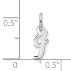 10kw Small Script Initial I Charm