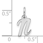 10kw Small Script Initial N Charm