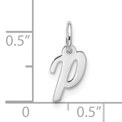 10kw Small Script Initial P Charm