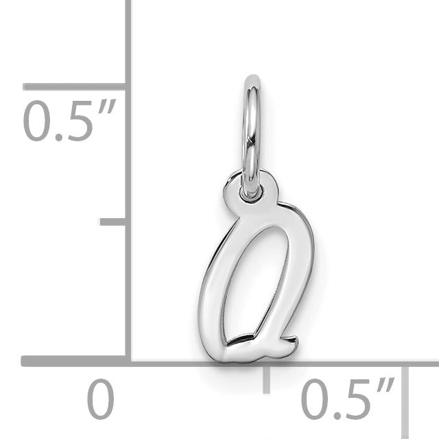 10kw Small Script Initial Q Charm