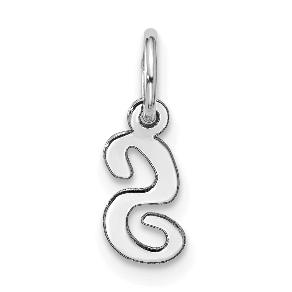 10kw Small Script Initial S Charm