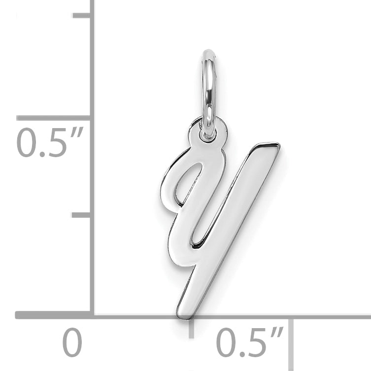 10kw Small Script Initial Y Charm