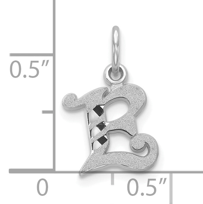 10KW Diamond-cut Initial E Charm Secondary image