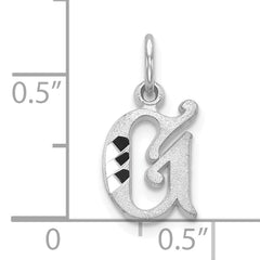10KW Diamond-cut Initial G Charm