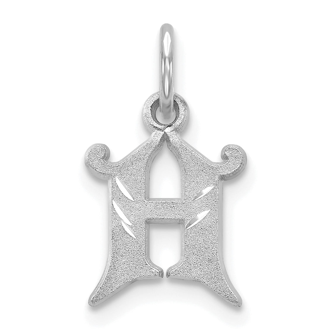 10KW Diamond-cut Initial H Charm Main image