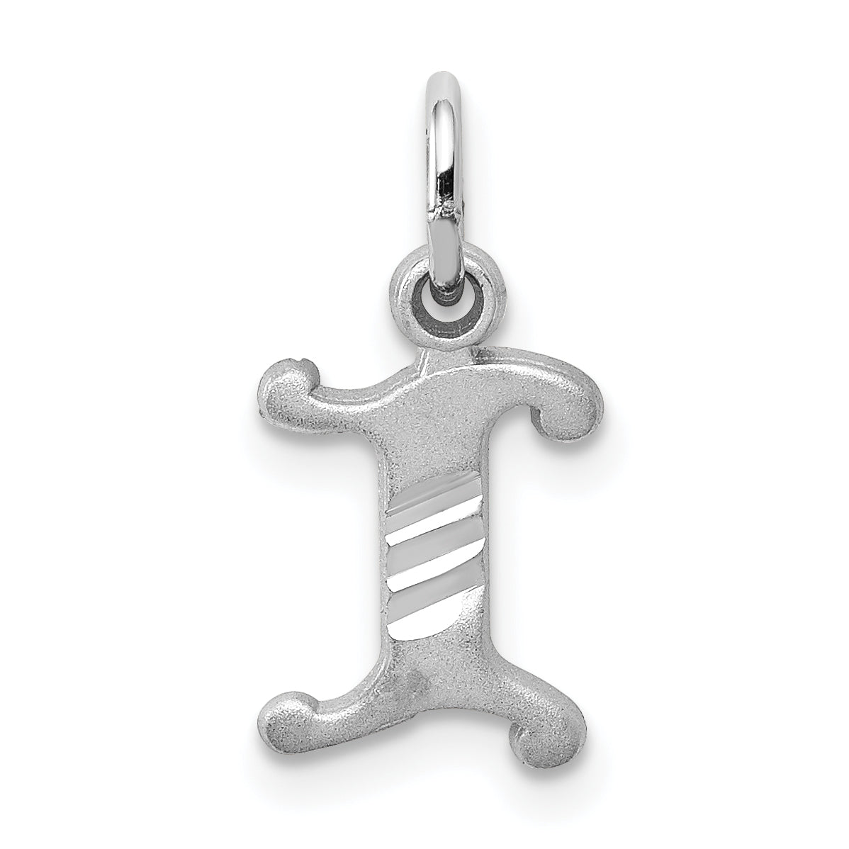10KW Diamond-cut Initial I Charm