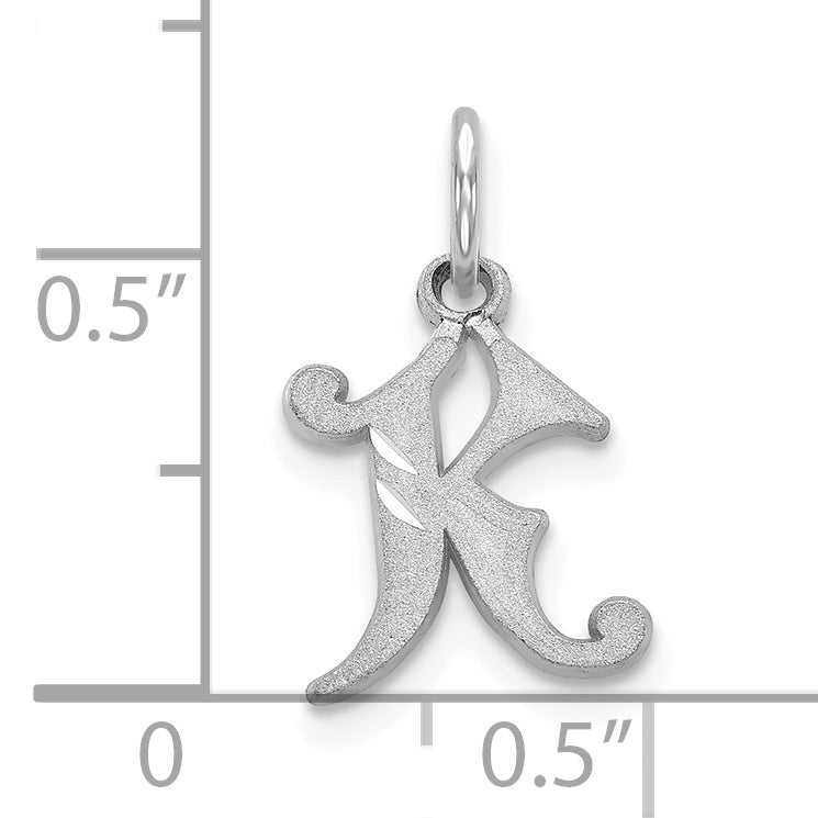 10KW Diamond-cut Initial K Charm Secondary image