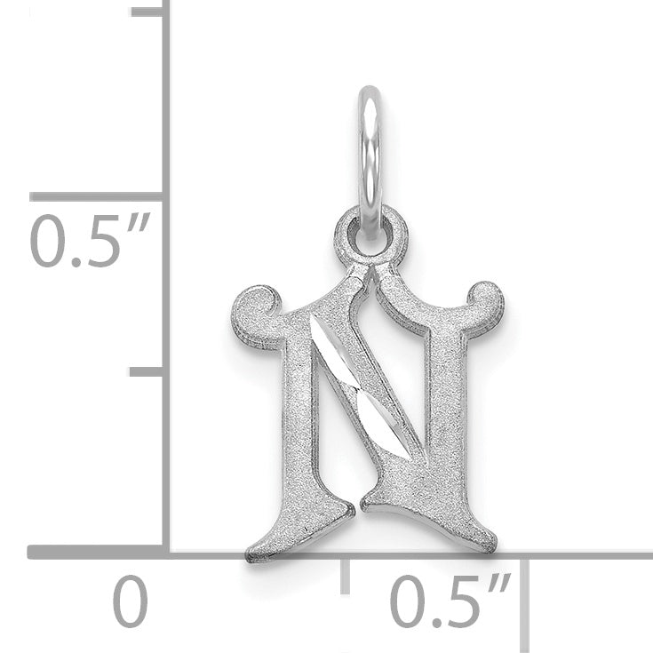 10KW Diamond-cut Initial N Charm Secondary image