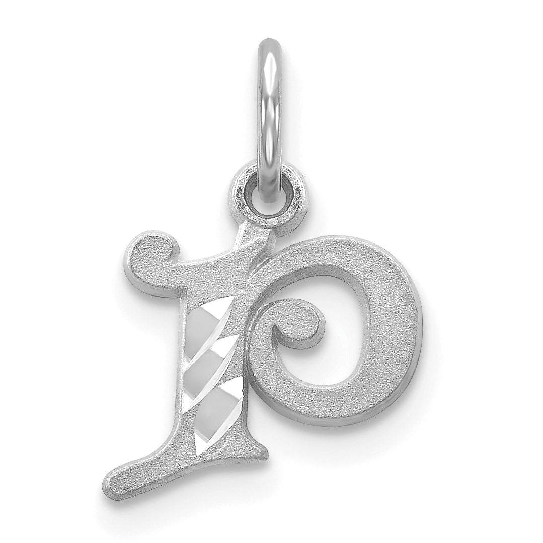 10KW Diamond-cut Initial P Charm Main image