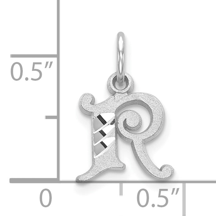 10KW Diamond-cut Initial R Charm
