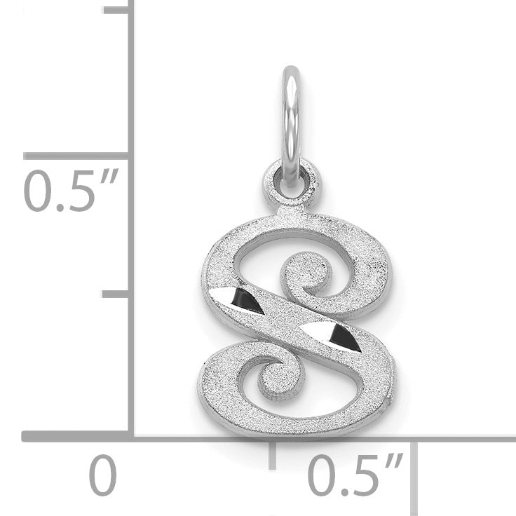 10KW Diamond-cut Initial S Charm Secondary image