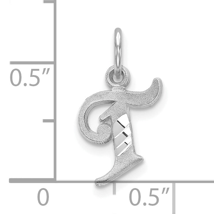 10KW Diamond-cut Initial T Charm