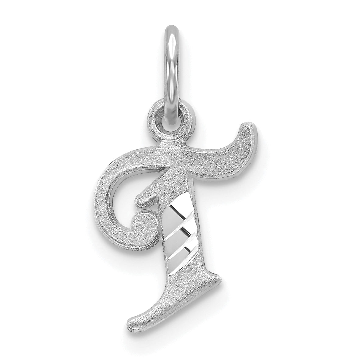 10KW Diamond-cut Initial T Charm Main image