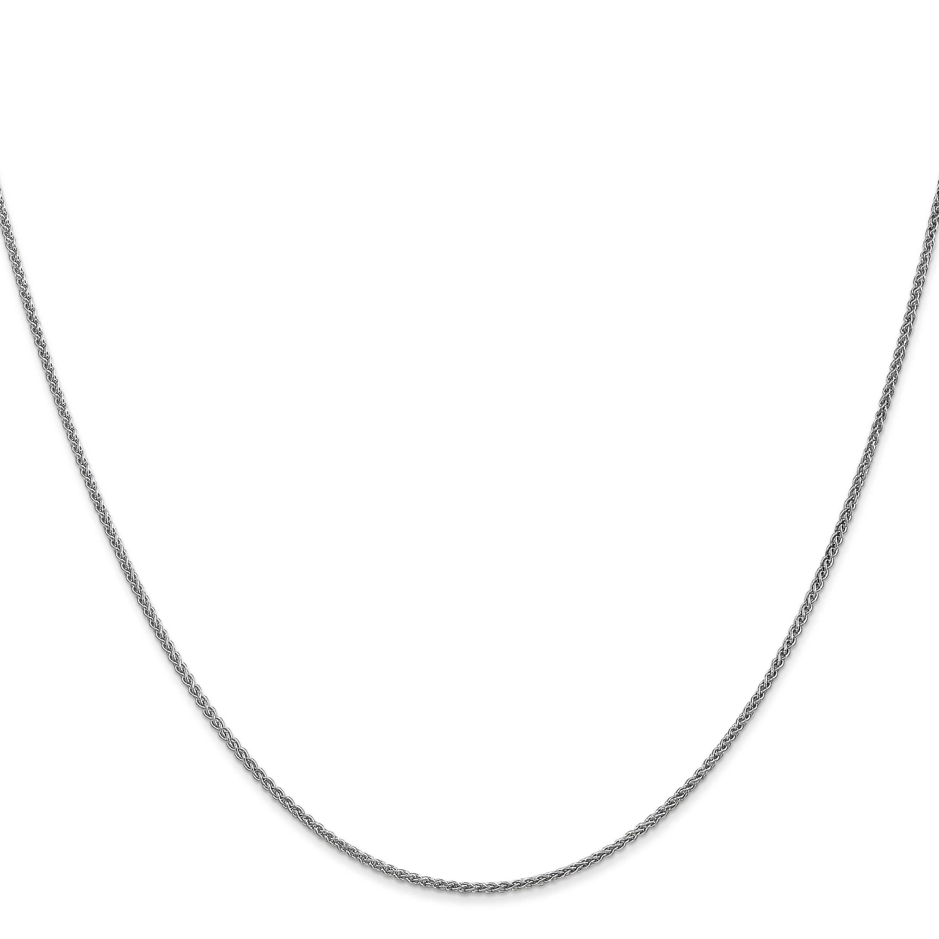 Spiga Chain Necklace in 10K White Gold, 1.25mm Secondary image