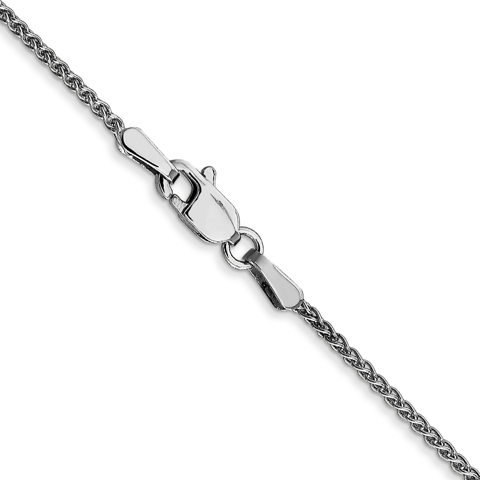 10 Karat WG 1.25mm Spiga Chain - View 3